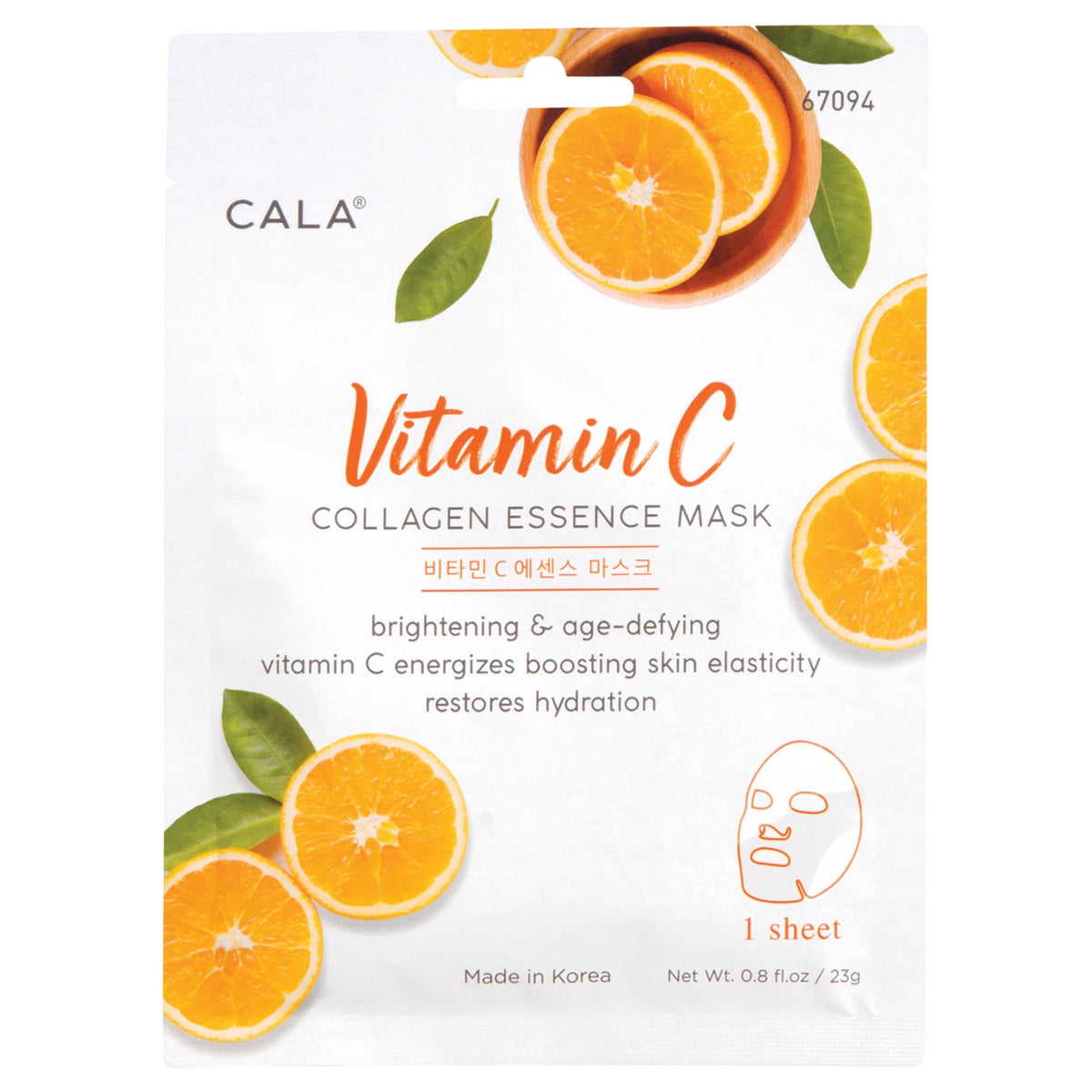 Cala Essence Facial Mask: Vitamin C (1 pk)