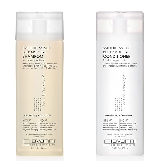 SMOOTH AS SILK™ DEEP MOISTURE SHAMPOO & CONDITIONER SET