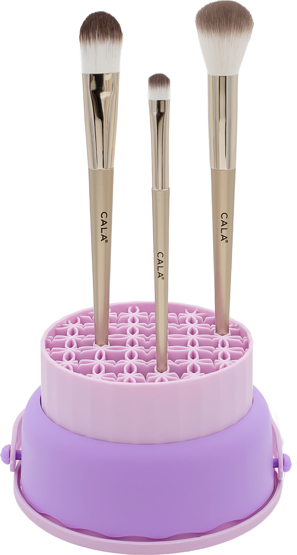 CALA MAKEUP BRUSH CLEANING BOWL - LILAC - 1 PC