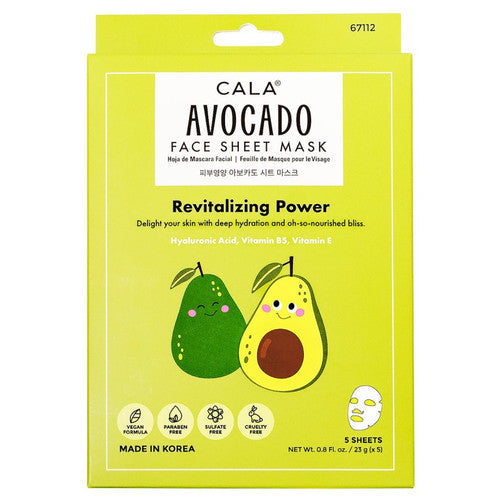 CALA's Avocado Face Sheet Mask