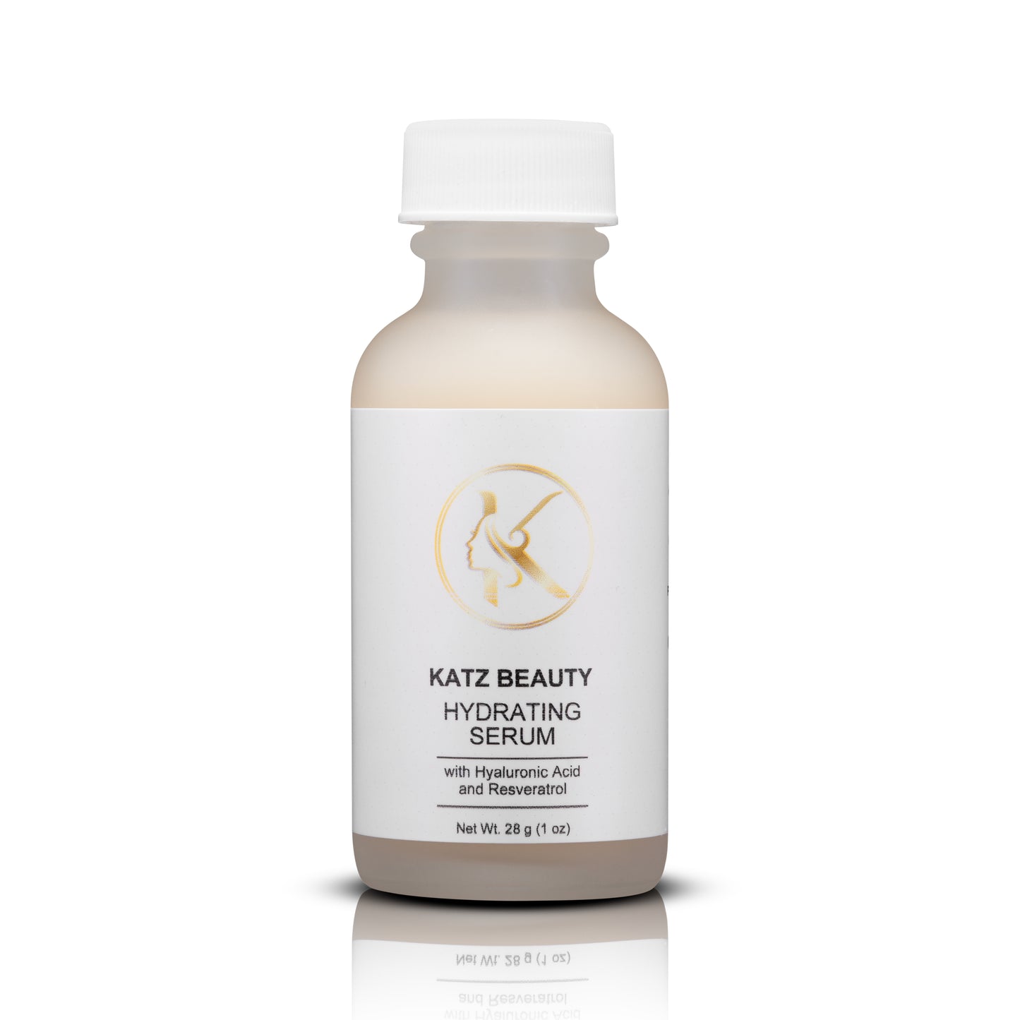 Katz Beauty Hydrating Serum with Hyaluronic Acid and Resveratrol, 1 fl oz