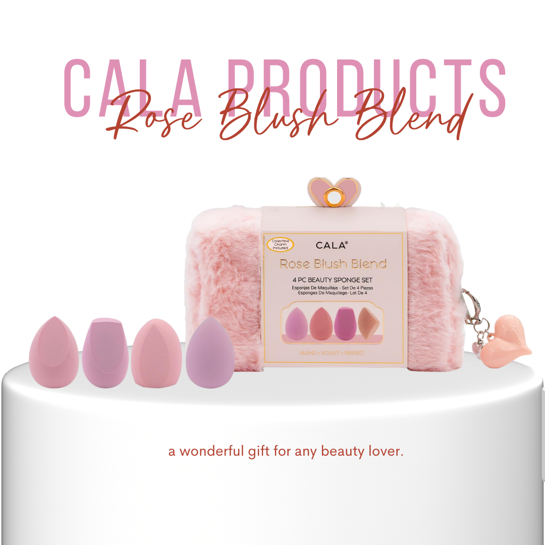 CALA ROSE BLUSH BLEND SPONGE SET (4PCS)