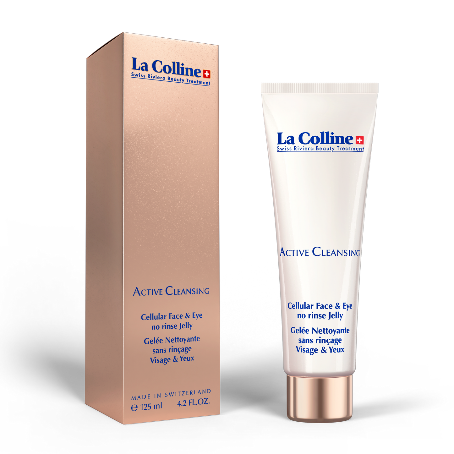 Swiss Alpine Flax and Cornflower extracts in La Colline Cleansing Jelly for soothing, anti-aging benefits