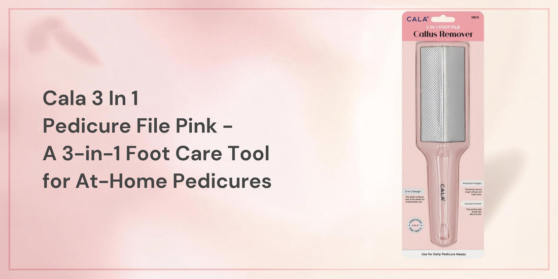 Cala 3 In 1 Pedicure File Pink