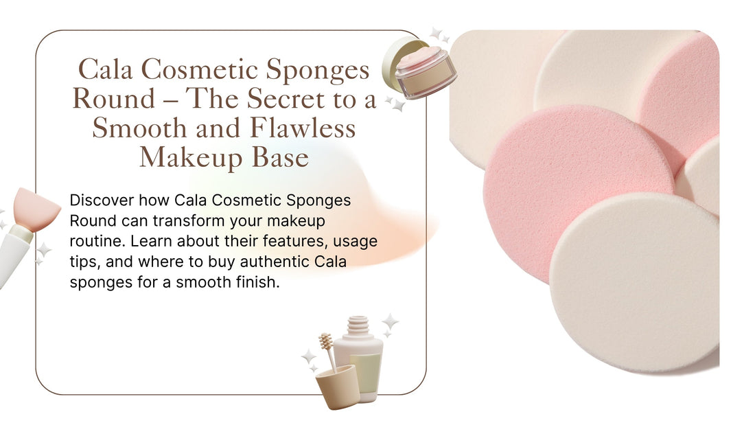Cala Cosmetic Sponges Round