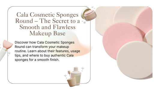 Cala Cosmetic Sponges Round