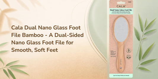 Cala Dual Nano Glass Foot File Bamboo