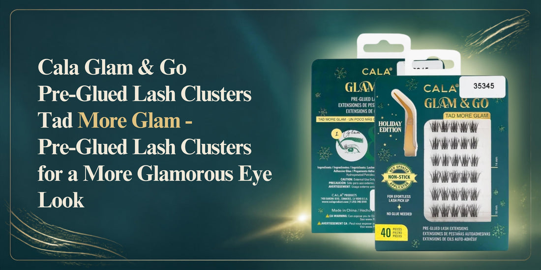 Cala Glam & Go Pre Glued Lash Clusters Tad More Glam