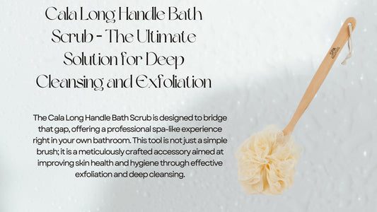Cala Long Handle Bath Scrub