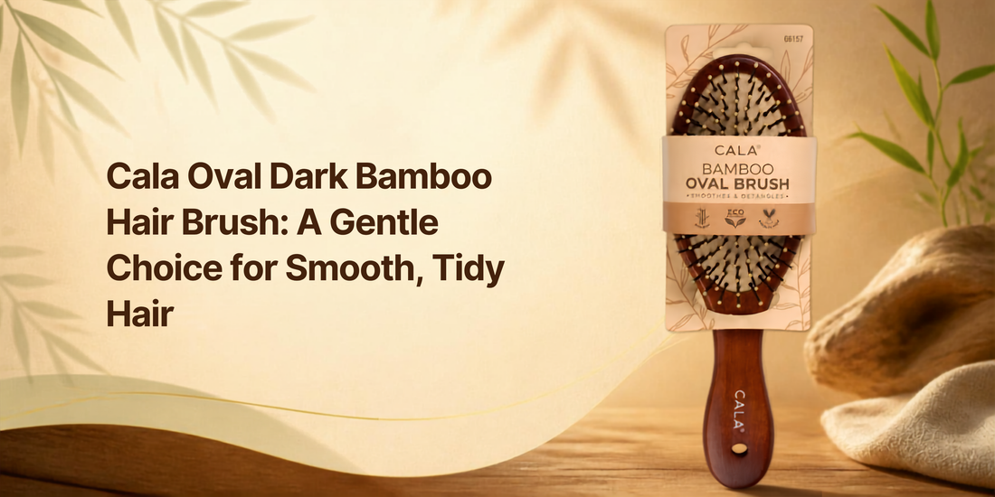 Cala Oval Dark Bamboo Hair Brush