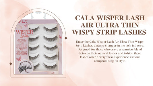 Cala Wisper Lash Air Ultra Thin Wispy Strip Lashes