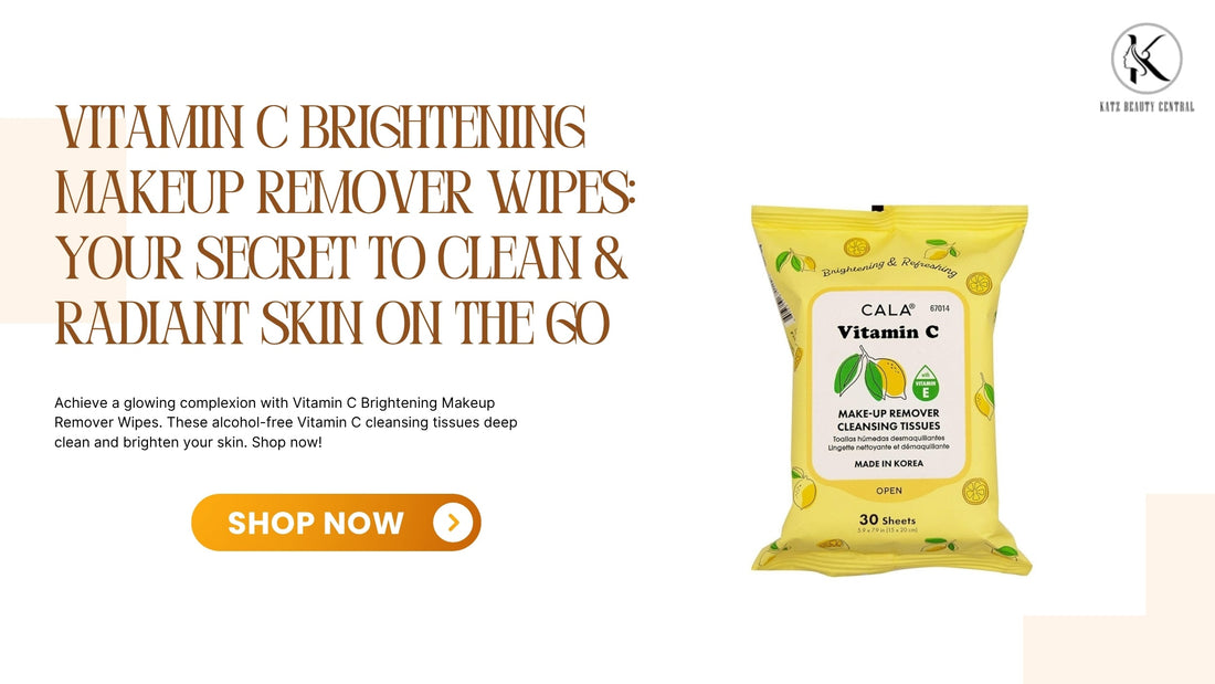 Vitamin C Brightening Makeup Remover Wipes Cala