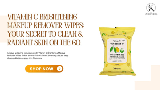 Vitamin C Brightening Makeup Remover Wipes Cala