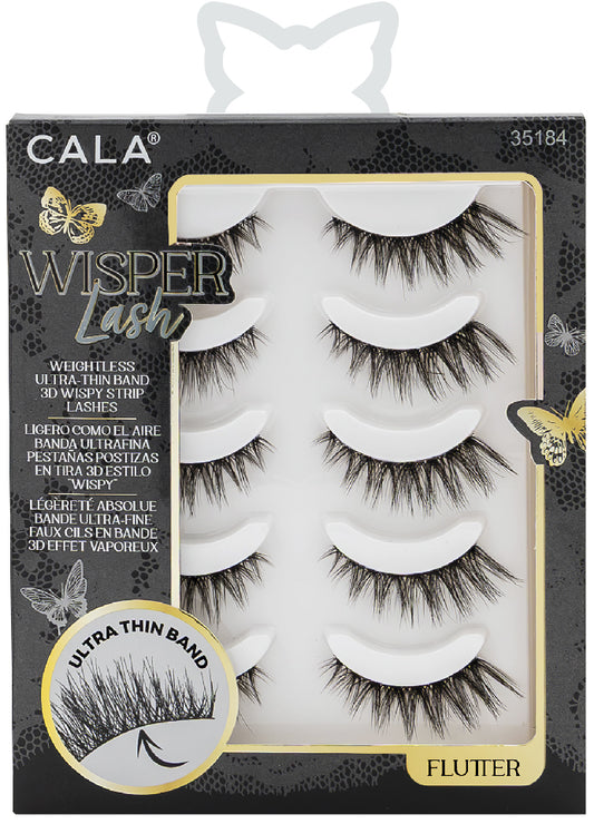CALA WISPER LASH - FLUTTER ULTRA THIN WISPY STRIP LASHES