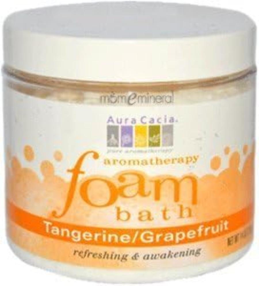 Aura Cacia Refreshing Tangerine & Grapefruit Aromatherapy Foam Bath