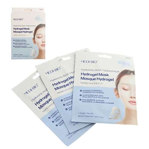 Cala MEDI-BIO Hyaluronic Acid Hydrogel Mask, 3 Sheets