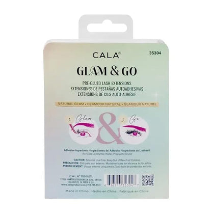 CALA GLAM & GO - NATURAL GLAM PRE-GLUED CLUSTERS