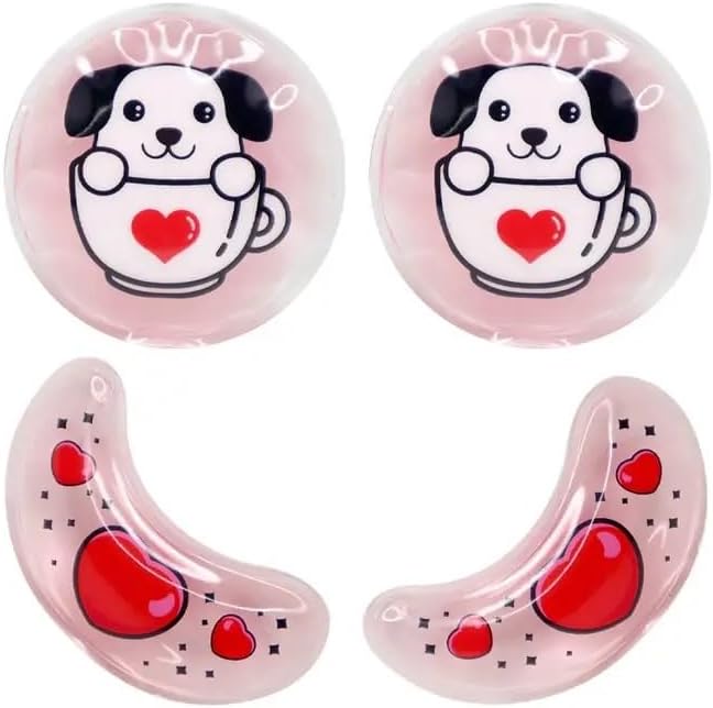 CALA HOT & Cold Eye Pads (Puppy/Hearts 2PK)