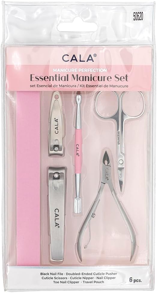 CALA EESSENTIAL Manicure Set 6PCS+Travel Pouch