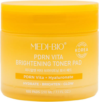 CALA MEDI-BIO PDRN Vita Brightening Toner Pad, 100 Pads