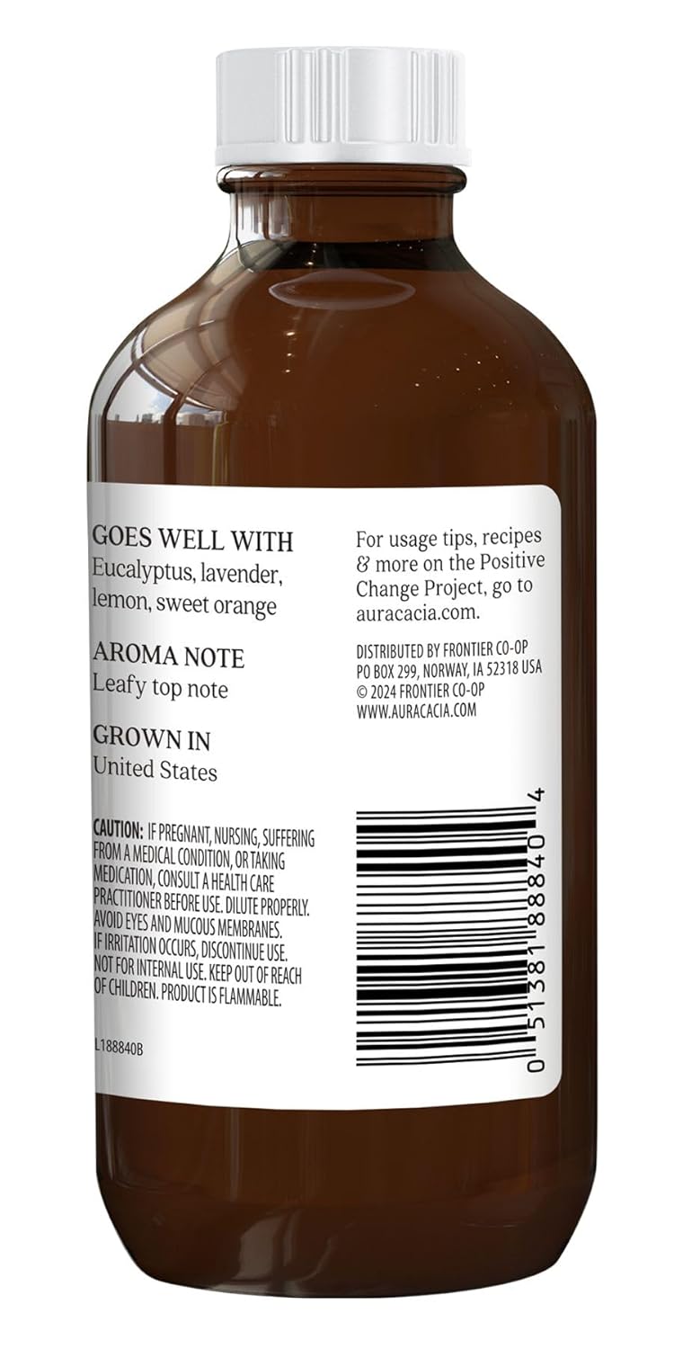 Aura Cacia 100% Pure Peppermint Essential Oil | GC/MS Tested for Purity