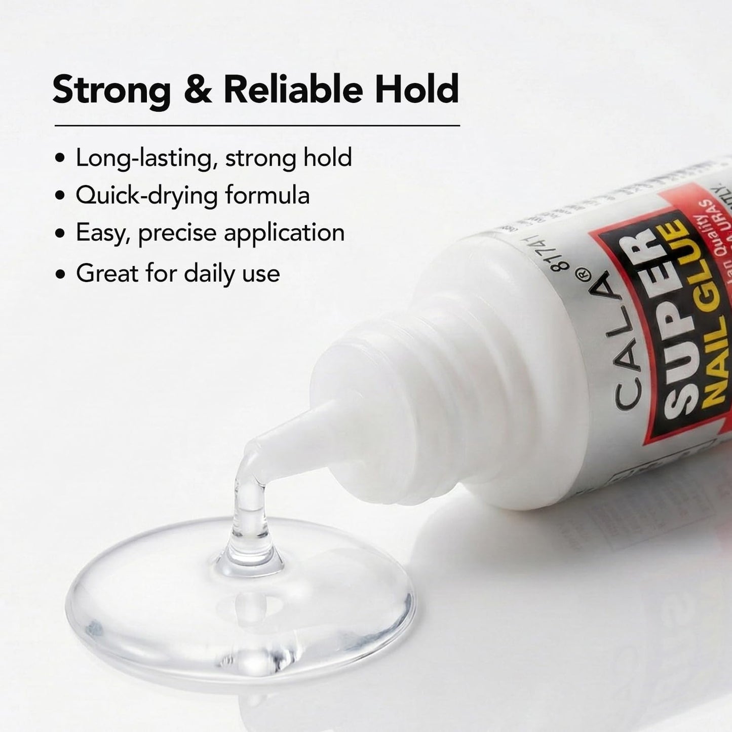 CALA Super Nail Glue, Professional Salon Quality, 3g, Pack of 6