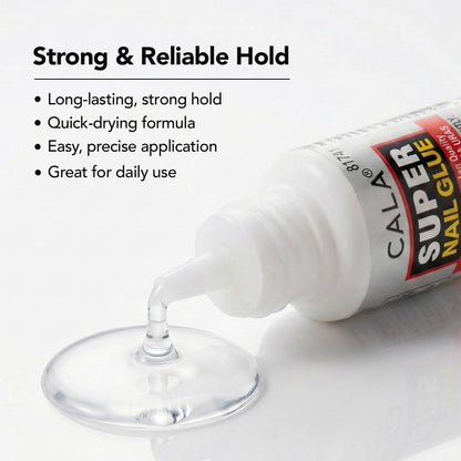 CALA Super Nail Glue, Professional Salon Quality, 3g, Pack of 6