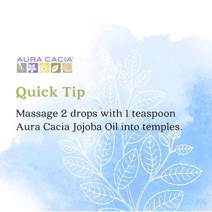 Aura Cacia 100% Pure Peppermint Essential Oil | GC/MS Tested for Purity