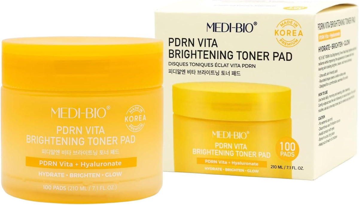 CALA MEDI-BIO PDRN Vita Brightening Toner Pad, 100 Pads