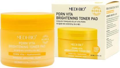 CALA MEDI-BIO PDRN Vita Brightening Toner Pad, 100 Pads