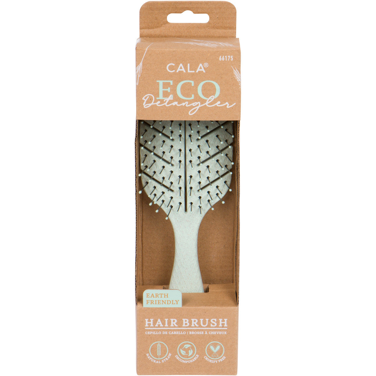 Cala ECO DETANGLER BRUSH: SAGE