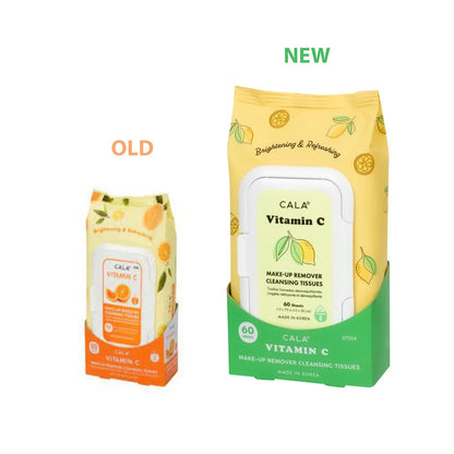 CALA Vitamin C Makeup Remover Cleansing Tissues 60 Sheets