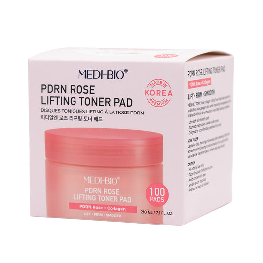 CALA Medi-Bio PDRN Rose Collagen Lifting Toner Pad 100 Pcs