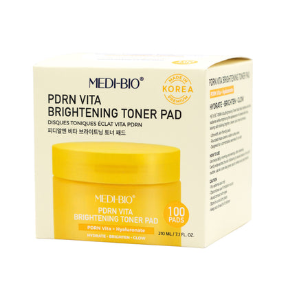 CALA MEDI-BIO PDRN Vita Brightening Toner Pad, 100 Pads