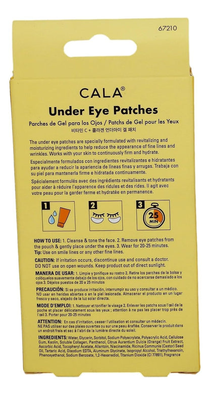 CALA Vitamin C + Collagen Under Eye Patches, 5 Pairs
