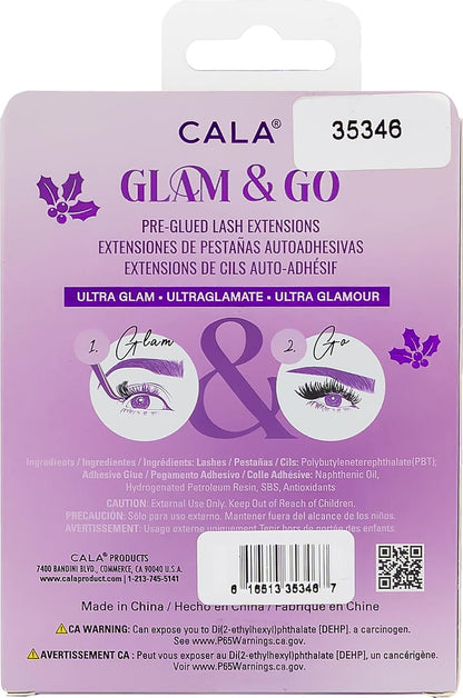 CALA Glam & Go Pre-Glued Lash Clusters – Ultra Glam (Holiday Limited Edition) 40pc