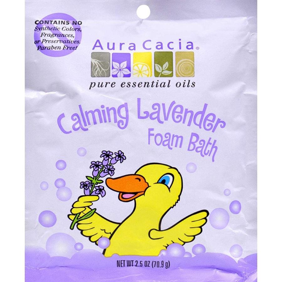 Aura Cacia Calming Lavender Aromatherapy Foam Bath for Kids