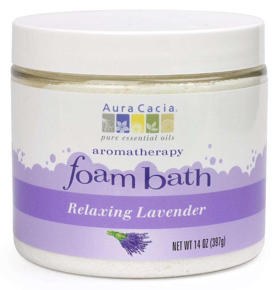 Aura Cacia Aromatherapy Foam Bath, Relaxing Lavender