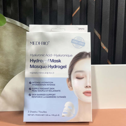 Cala MEDI-BIO Hyaluronic Acid Hydrogel Mask, 3 Sheets