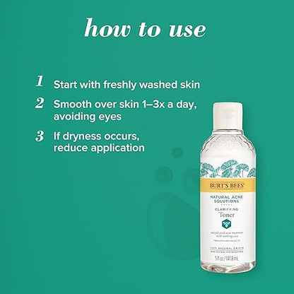 Burt's Bees Natural Acne Solutions Clarifying Toner