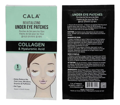 CALA CALA Under Eye Patches Collagen + Hyaluronic Acid, 5 pairs