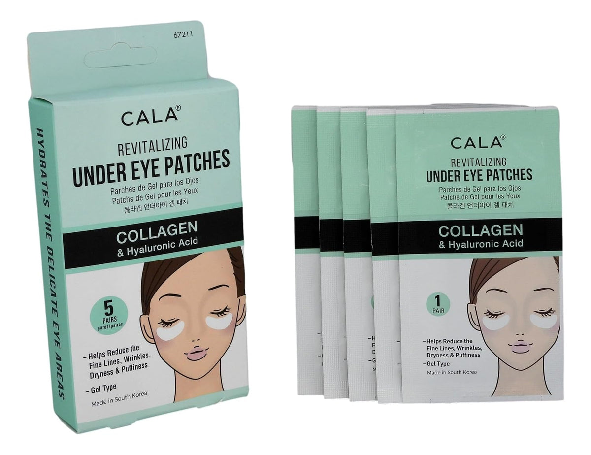 CALA CALA Under Eye Patches Collagen + Hyaluronic Acid, 5 pairs