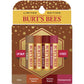 Burts Bees 100% Natural Moisturizing Lip Balm, Winter Variety Pack, Chai Tea, Pumpkin Spice, Vanilla Maple, Pomegranate, 4 Tubes of Lip Balm