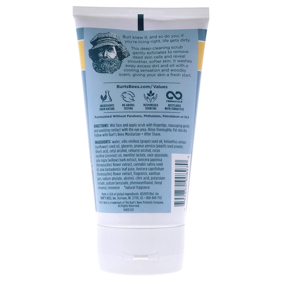 Burts Bees Cooling Face Scrub Men 