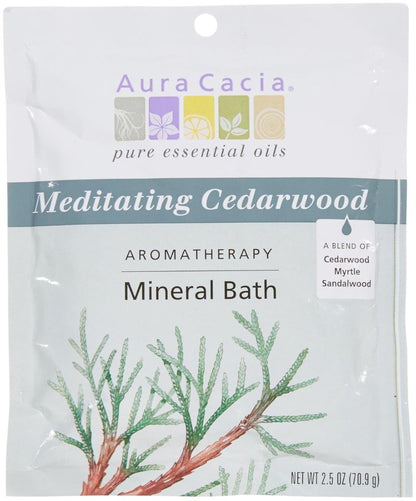 Aura Cacia Aromatherapy Mineral Baths - Meditation 