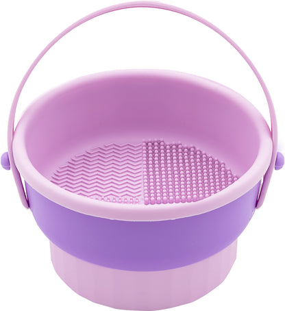 CALA MAKEUP BRUSH CLEANING BOWL - LILAC - 1 PC