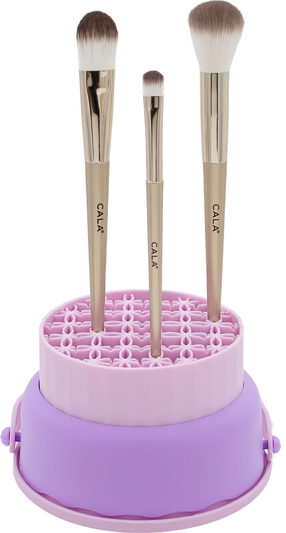CALA MAKEUP BRUSH CLEANING BOWL - LILAC - 1 PC