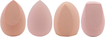 Cala 4 Beauty Blending Sponges with Blue Cosmetic Bag and Charm