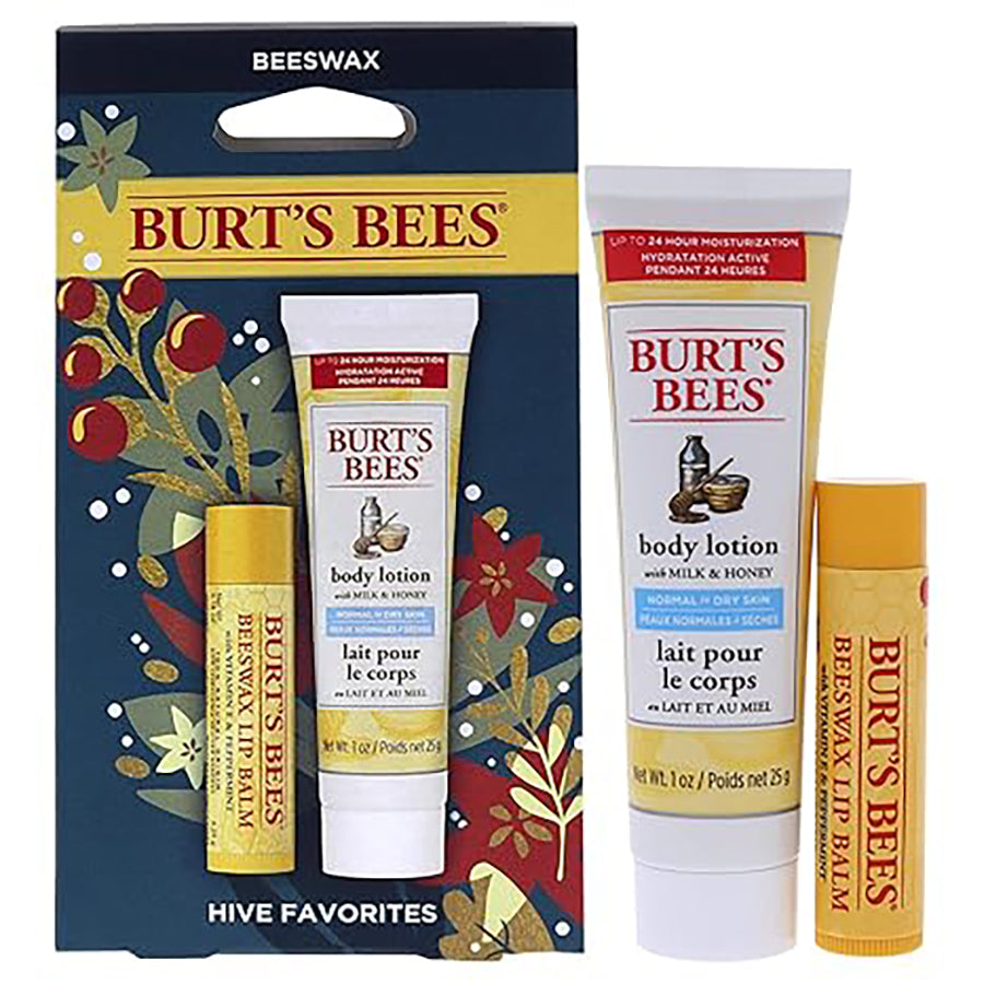 Burts Bees Mistletoe Kiss Kit Unisex 