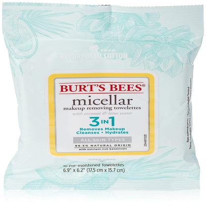 Burt's Bees Burts Bees Micellar Makeup Removing Towelettes - Coconut & Lotus Water